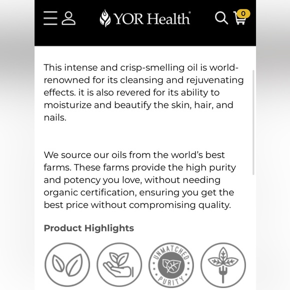 YOR Tea Tree Oil 15ml (2 bottles) - NWT - Picture 4 of 6